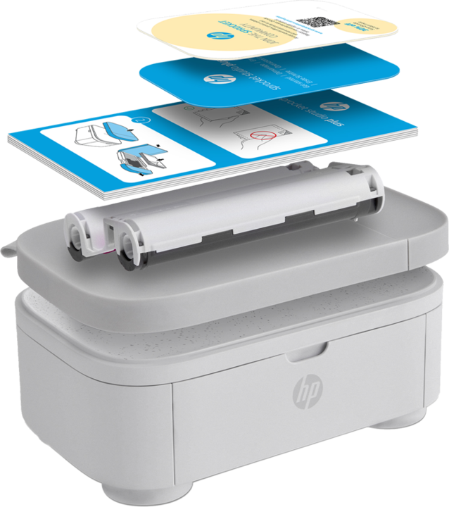 Image du produit HP Imprimante photo Sprocket Studio Plus (Thermodirecte, Couleur)