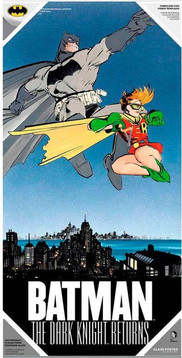 SD Toys DC - Poster en Verre - Batman et Robin - 61X31x3cm (30 x 60 cm)
