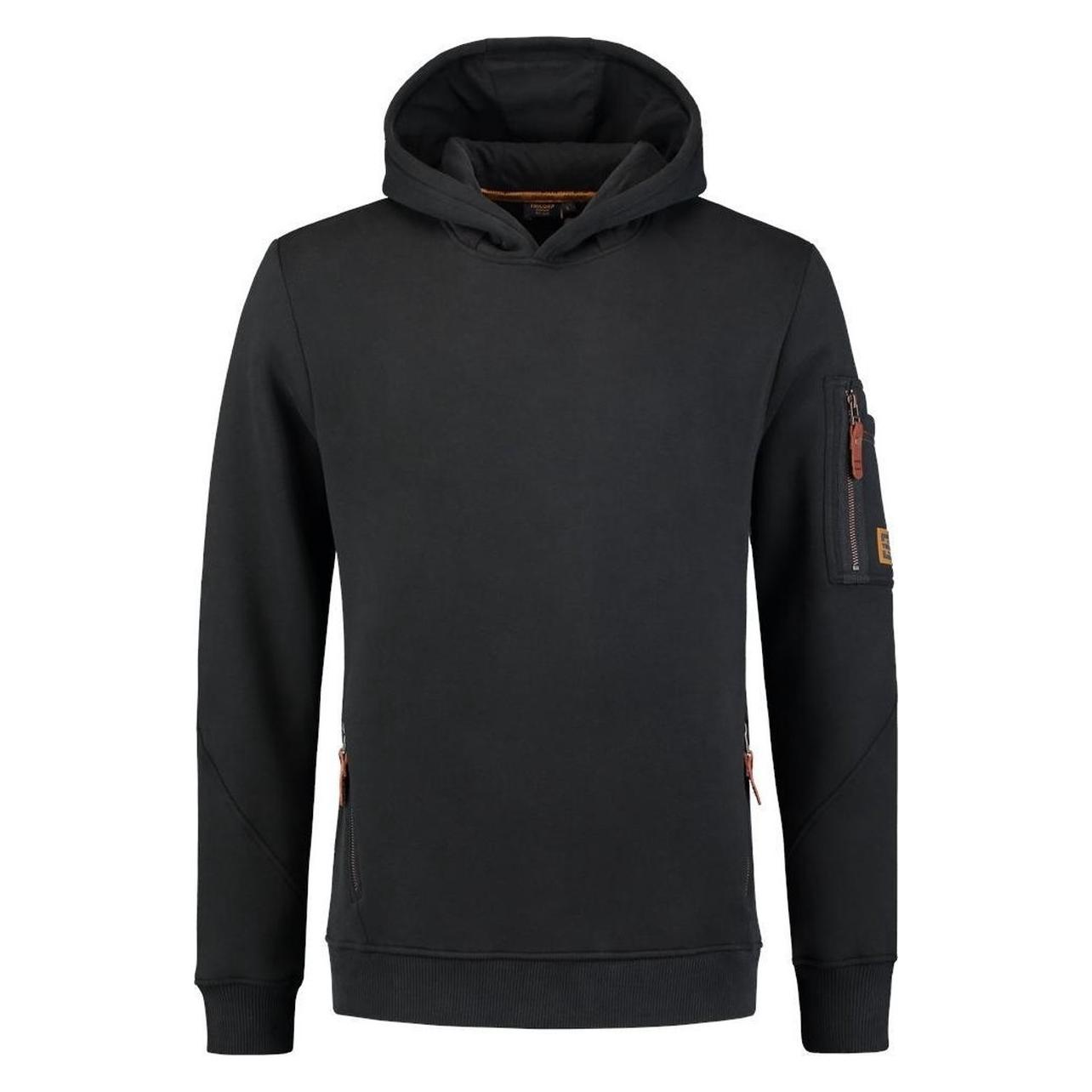 Tricorp, Mannen, Springer, Sweater Premium Capuchon Zwart Maat 2XL, Zwart, (Xxl)