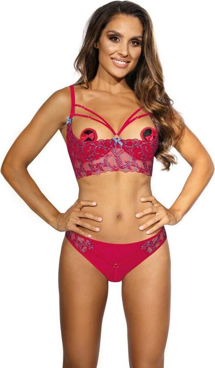 Actual product image Axami V-9671 bustier with open cups (75 D)
