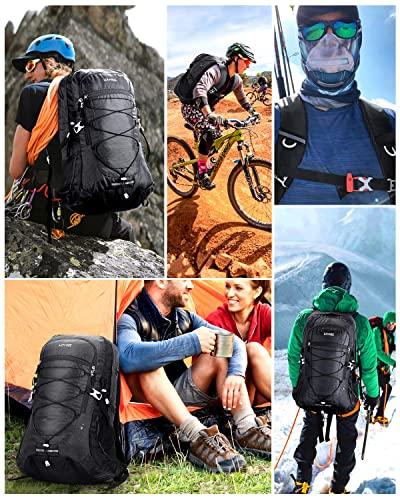 Actual product image Homiee Hiking Backpack (45L, Black) (45 l)