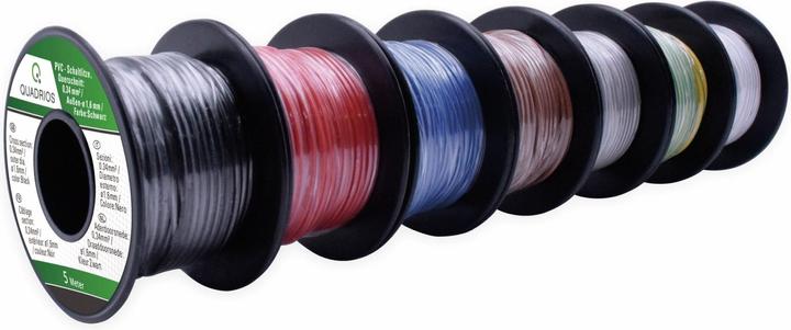 Productafbeelding Quadrios 19011CA086 Staaldraad LiFY 1 x 0,34 mm² Blauw, Bruin, Groen, Geel, Grijs, Rood, Zwart, Wit 35 m (35 m)