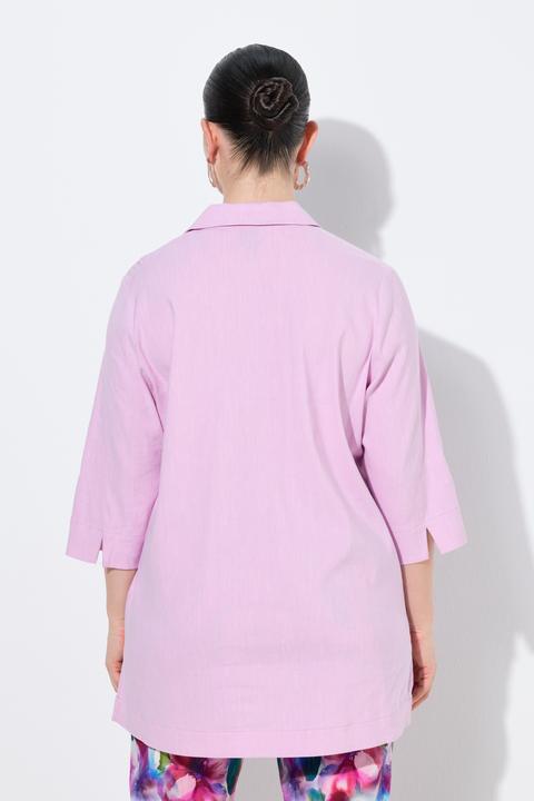 Immagine prodotto Ulla Popken Tunica in misto lino (60)