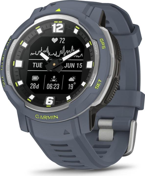 Image du produit Garmin Instinct Crossover bleu granite, WW (45 mm)