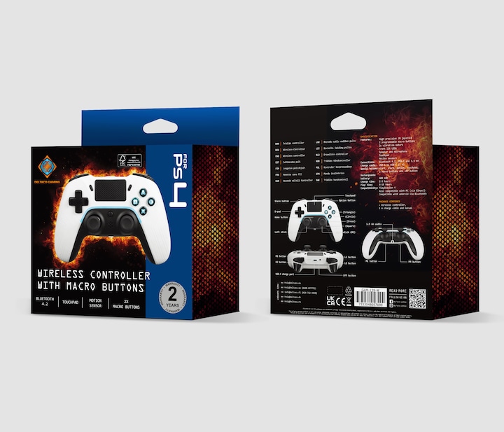 Image du produit Deltaco Gaming Wireless PS4 & PC Controller (PS4, PC, Android)