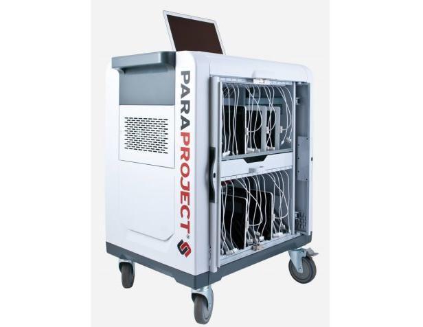 Parat Paraproject Trolley i32 iPad für bis zu 32 Geräte mit Lightning-Kabeln