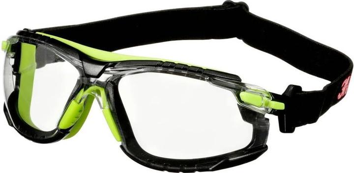 Productafbeelding 3M Solus S1201SGAF-TSKT Veiligheidsbril met anticondensbescherming Groen, Zwart