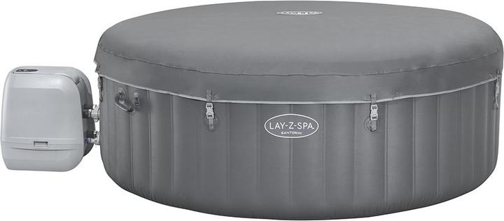 Actual product image Bestway LAY-Z-SPA Santorini Energieeffizienter s marter aufblasbarer Whirlpool 5–7 Pers. (7 Persons)