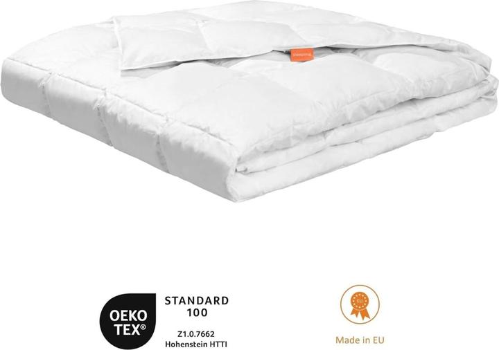 Immagine prodotto Milkii Duvet Steppdecke Daunen, hochwertige Daunendecke (135 x 100 cm)