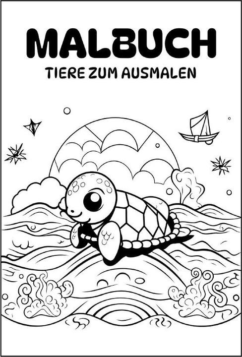 Produktbild Malbuch Ausmalbilder Tiere