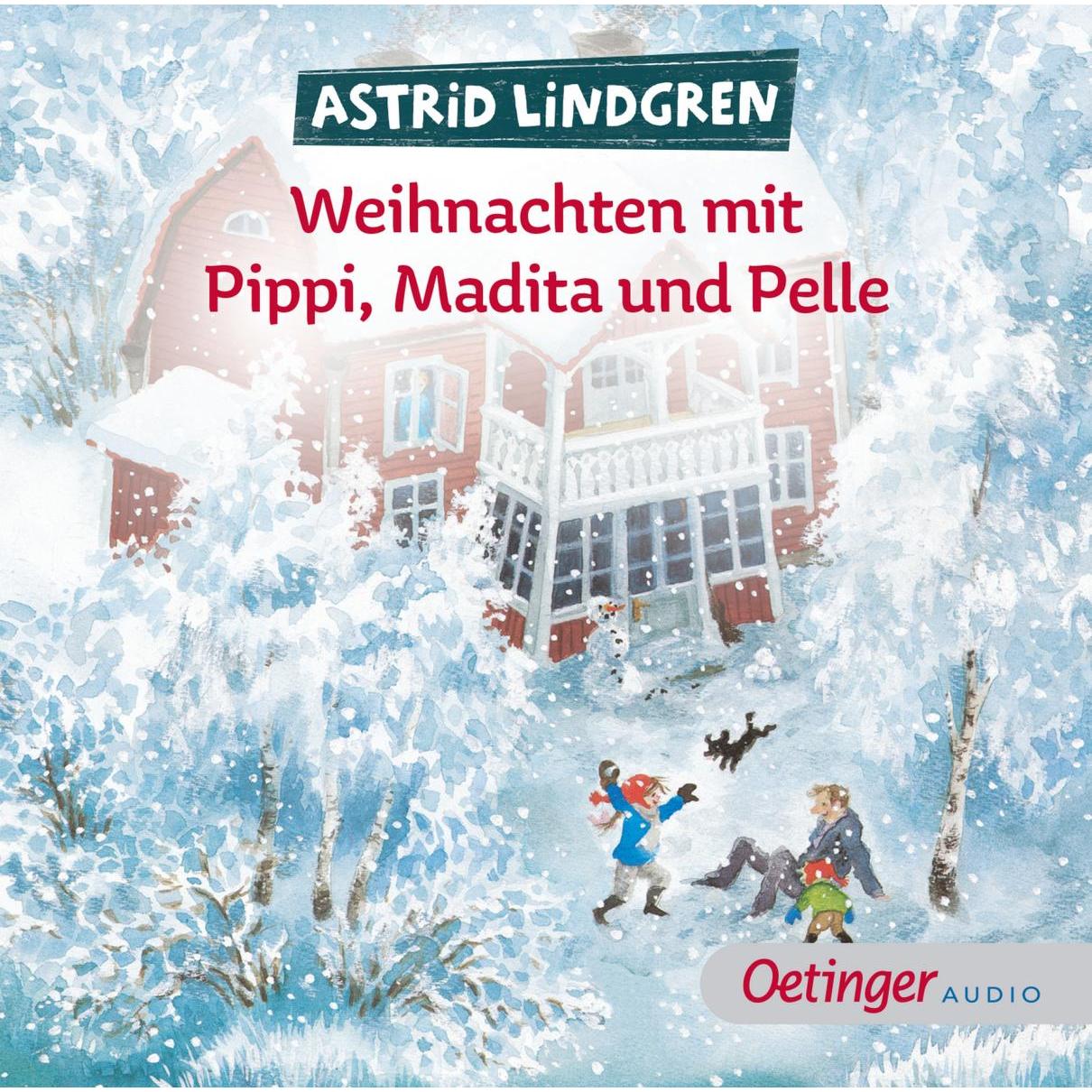 Weihnachten mit Pippi, Madita und Pelle, Hörbücher von Astrid Lindgren, Katrin Engelking