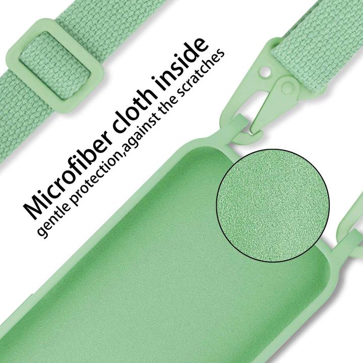Actual product image Cadorabo TPU Cover Mobile Phone Chain Liquid (Apple iPhone 11)