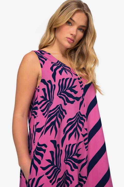 Produktbild Laurasøn Kleid, A-Line, Print-Mix, V-Ausschnitt, ärmellos (3XL)
