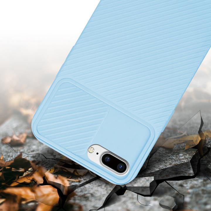 Actual product image Cadorabo Case for Apple iPhone 7 PLUS / 7S PLUS / 8 PLUS in TPU with camera protection LM009 Style (Apple iPhone 7 Plus, Apple iPhone 7s Plus)