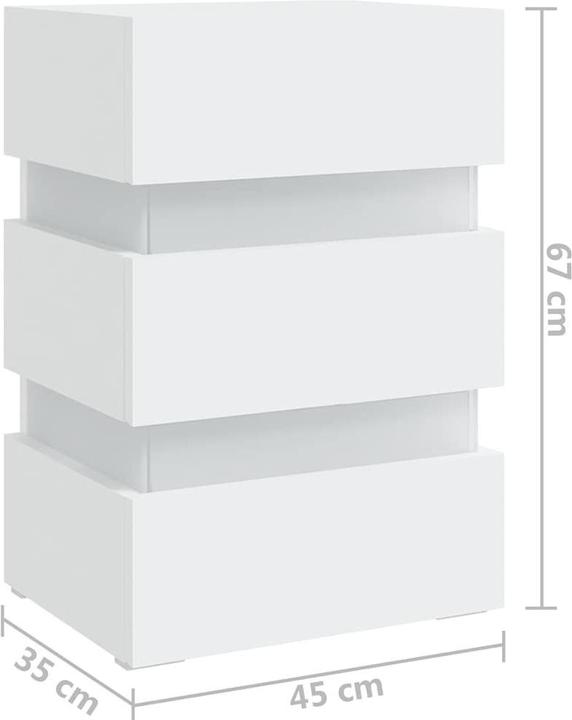 Immagine prodotto vidaXL Nachttisch (45 x 35 x 67 cm)