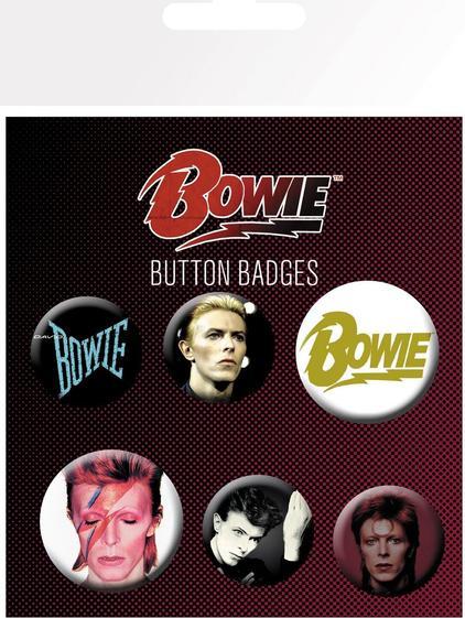 Actual product image GB Eye DAVID BOWIE - Badge Pack - Mix X4