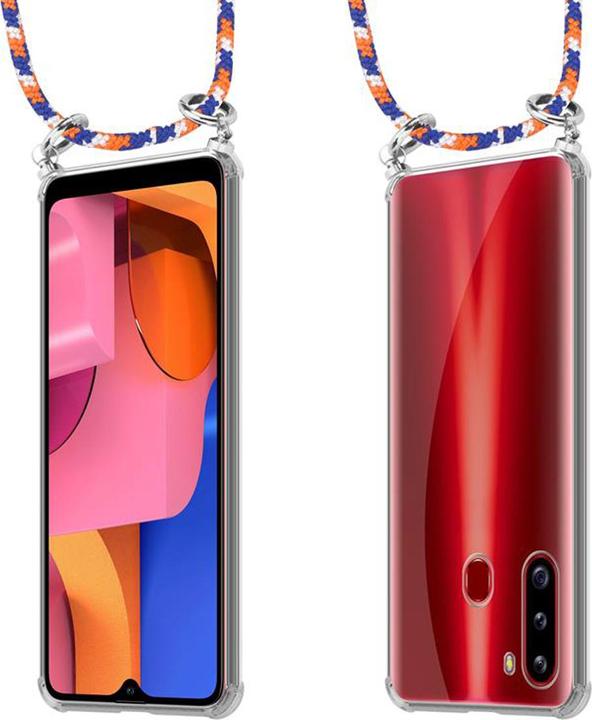 Produktbild Cadorabo TPU Handy Kette SILBER Cover