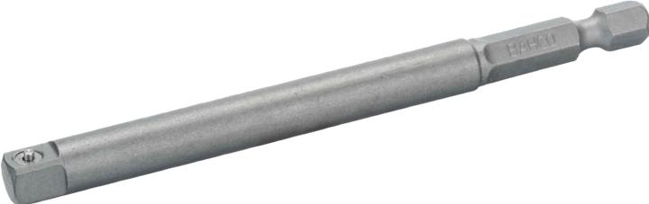 Actual product image Irimo Connecting piece 1/4" external hexagon to 3/8" external square 100 mm - single packaging