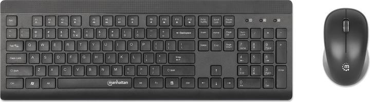 Actual product image Manhattan MWK7350 Wireless USB keyboard and mouse combo set (DE, Wireless)