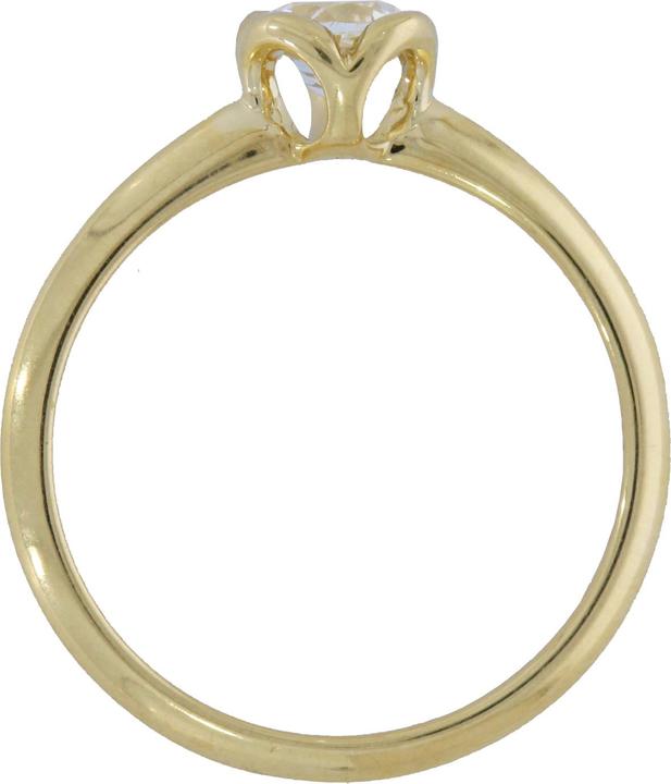 Image du produit Xen ONE Bague avec topaze blanche 375 or jaune (54)