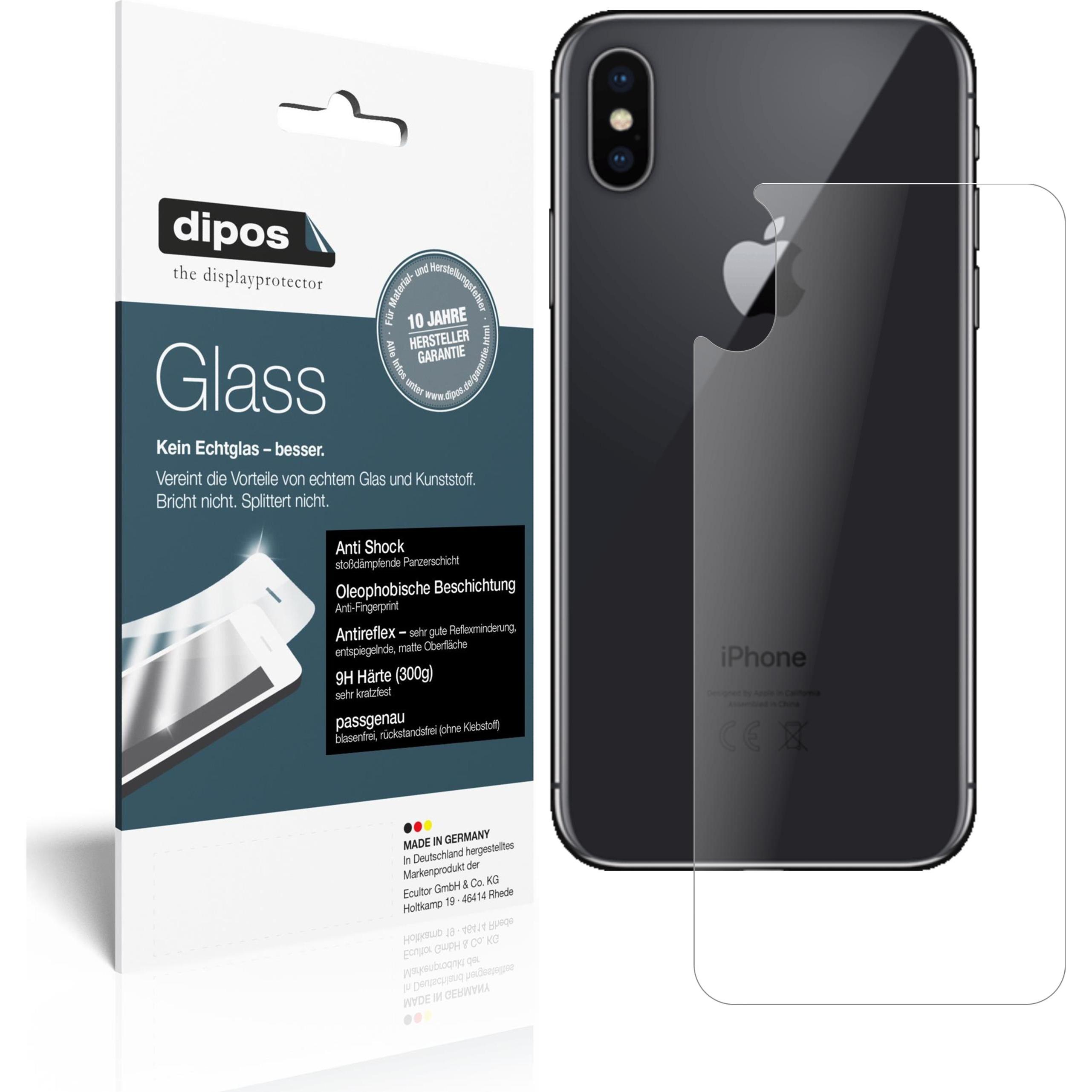 Thumbnail - Dipos Displayschutz Anti-Shock (1 Stück, Apple iPhone XS), Smartphone Schutzfolie, Transparent