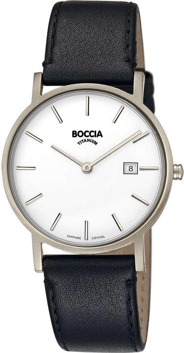 Actual product image Boccia 3637-02 Mens Titanium Watch 37mm 5ATM (Analogue wristwatch, 37 mm)