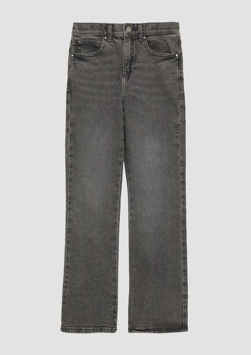 Actual product image S.Oliver Jeans-Hose Jeans Beverly / Regular Fit / High Rise / Flared Leg / Strass-Details (158)