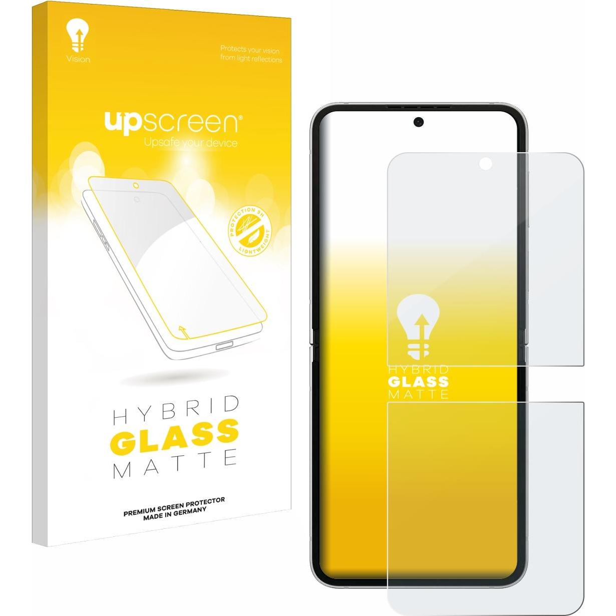 upscreen Schutzglas Schutzfolie Glas Folie Displayschutz matt (1 Stück, Samsung Galaxy S21), Smartphone Schutzfolie, Gra...