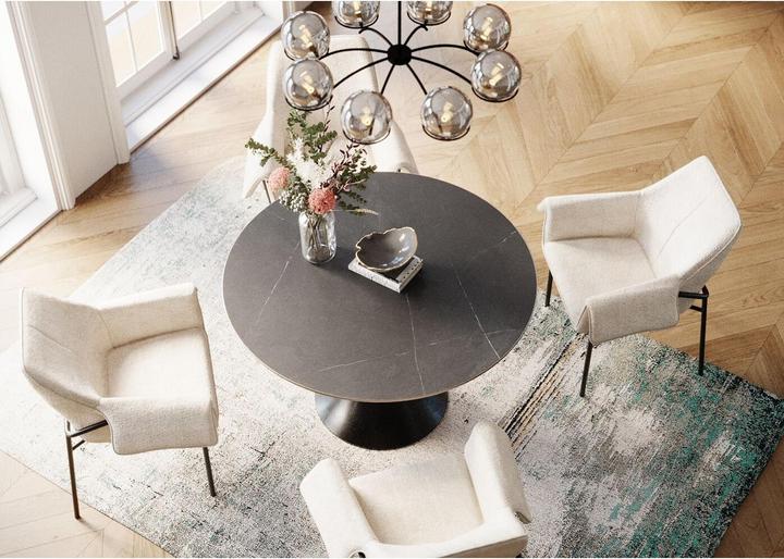 Actual product image Kare Design Table Grande Possibilita Black Ø120cm (120 x 120 x 73 cm)