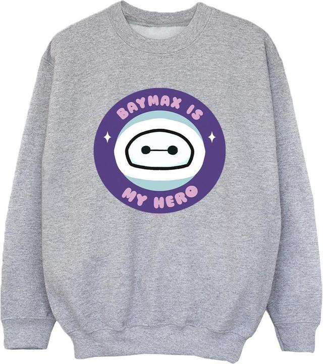 Actual product image Disney Boys Big Hero 6 Baymax My Hero Pocket Sweatshirt (116)