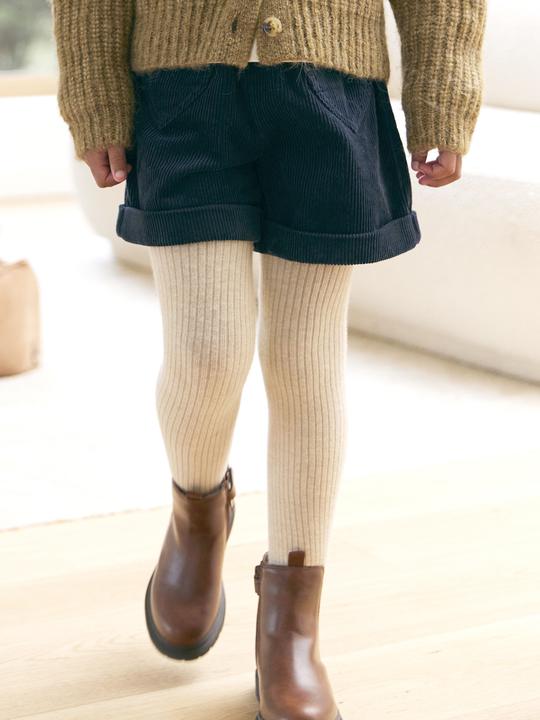 Produktbild Vertbaudet Mädchen Cord-Shorts mit Herztaschen und Dehnbund (128)