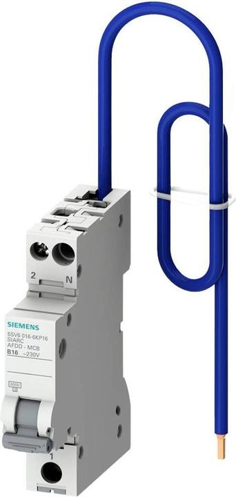 Immagine prodotto Siemens Protezione antincendio 5SV6016-6KP16 interruttore-LS-combinazione 230V, 6kA, 2 poli