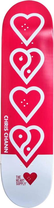 Actual product image Heart Supply Skateboard Deck Only Chris Chann Pro 8 2023 (7.99")
