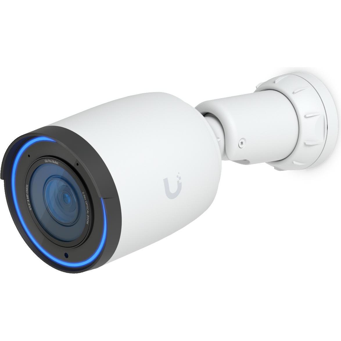 Ubiquiti IP-CAM G6 Pro Bullet PoE wh 8MP/2.3x Zoom/MultiTOPS AI/white (3840 x 2160 Pixels), Netzwerk