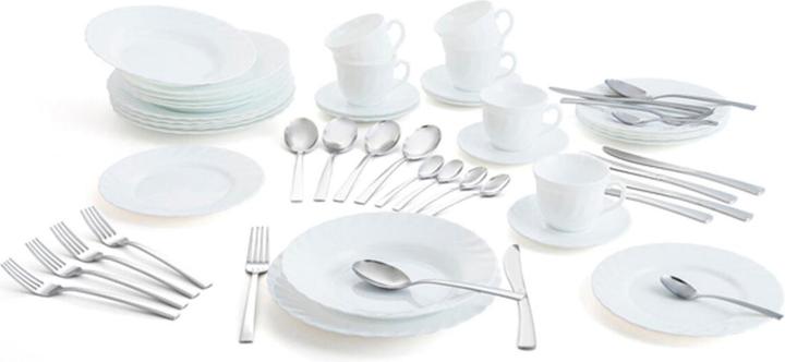 Luminarc Geschirr-Set Trianon Besteck Glas 63 Stücke (48 pcs) (63 pcs)