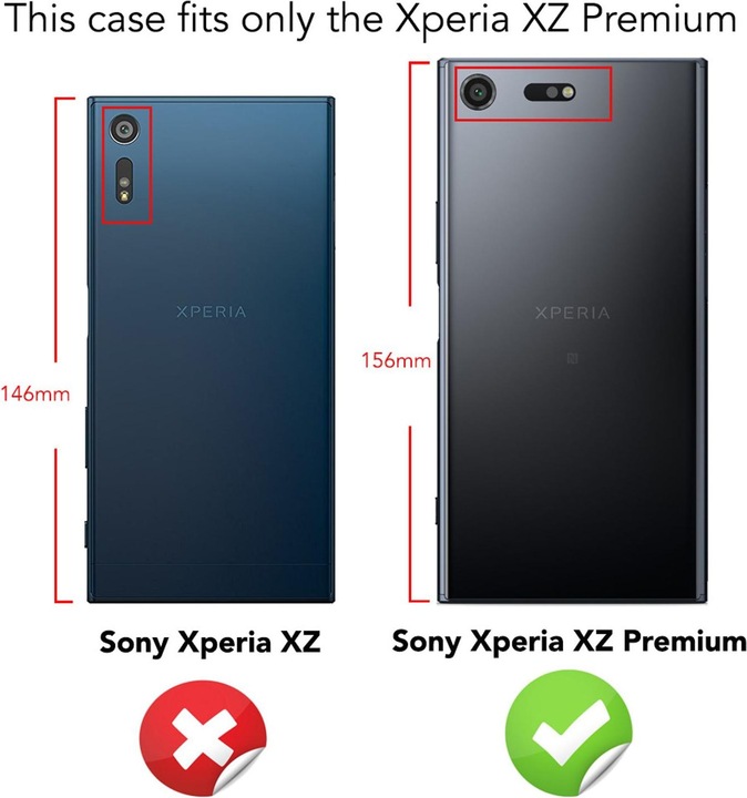 Actual product image Nalia Cell phone case (Sony Xperia XZ Premium)