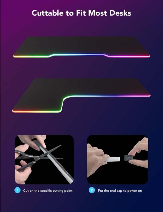 Produktbild Govee LED Stripe Neon Gaming Table (RGBIC, 300 cm, Indoor)