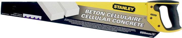 Productafbeelding Stanley Cellenbetonzaag HP (650 mm lengte, 1,2 tanden/inch, Hardpoint vertanding, handgreep met 45°/90°