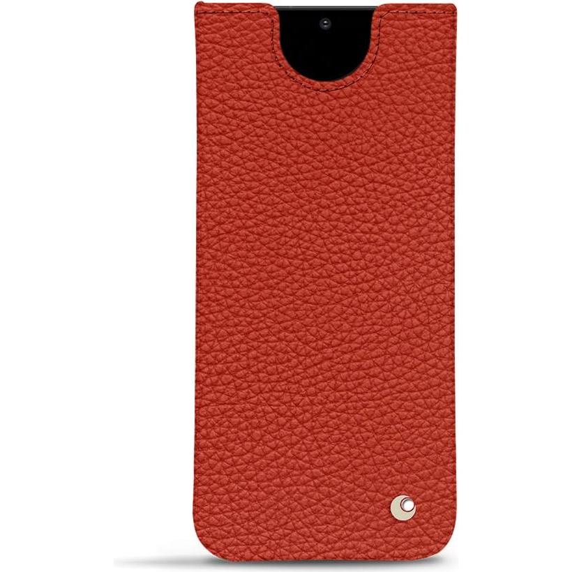 Noreve Lederschutzhülle (Samsung Galaxy S20), Smartphone Hülle, Orange
