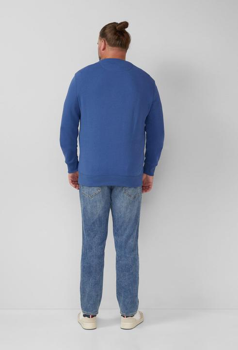 Produktbild s.Oliver Sweatshirt Sweatshirt aus Baumwollmix mit Crew Neck (5XL)