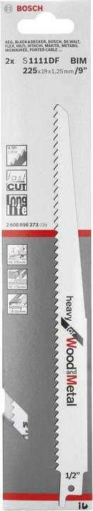 Produktbild Bosch Professional Zubehör Säbelsägeblatt S 1111 DF Heavy for Wood and Metal, 2er-Pack