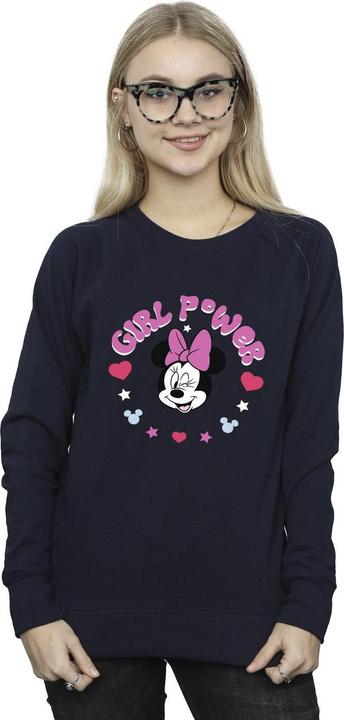 Actual product image Disney Womens/Ladies Minnie Mouse Girl Power Sweatshirt (XXL)