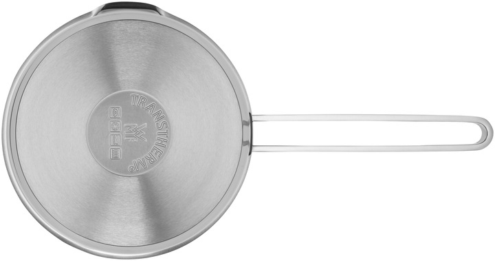 Produktbild WMF Stielkasserolle Topf 16cm Stieltopf Deckel Function4 Induktion Edelstahl (16 cm, Kochtopf, Edelstahl)