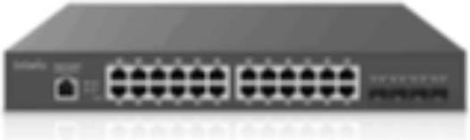 Immagine prodotto EnGenius Switch full managed a 28 porte - 24x 1 GbE - 4x SFP+ - 13" - Senza ventola - ECS1528T (24 porte)
