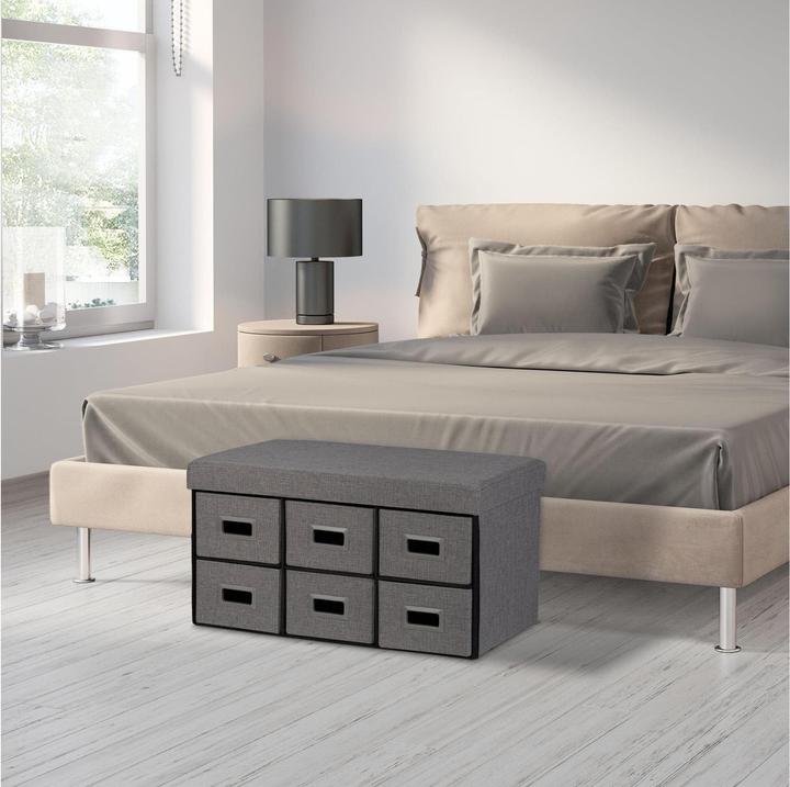 Actual product image Relaxdays storage bench (75.50 cm)