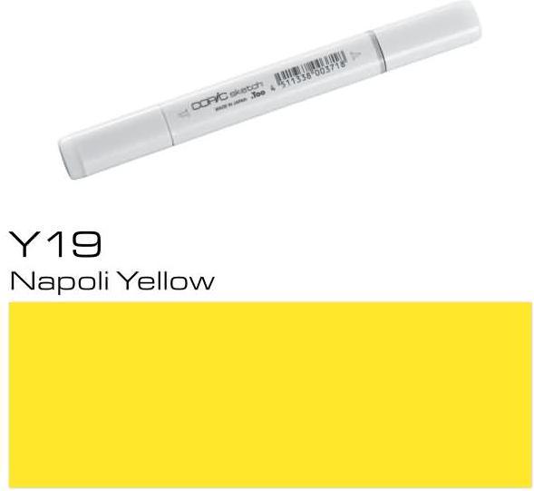 Image du produit Copic Sketch type Y - 19 (Y19 - Napoli Yellow, 1 x)