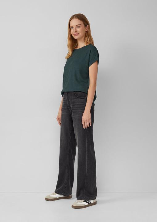 Produktbild S.Oliver T-Shirt Strukturiertes T-Shirt im Relaxed Fit (44)