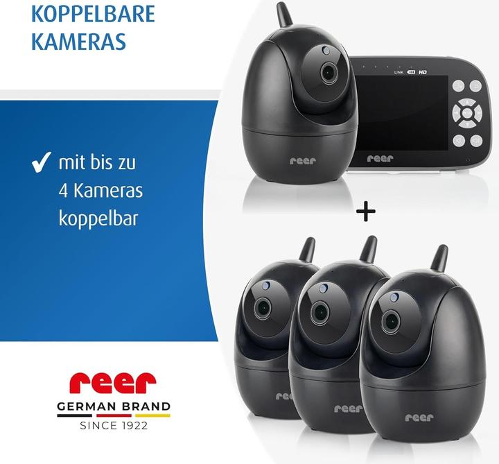 Produktbild Reer Zusatzkamera BabyCam Pro HD Move (Babyphone mit Kamera, 300 m)