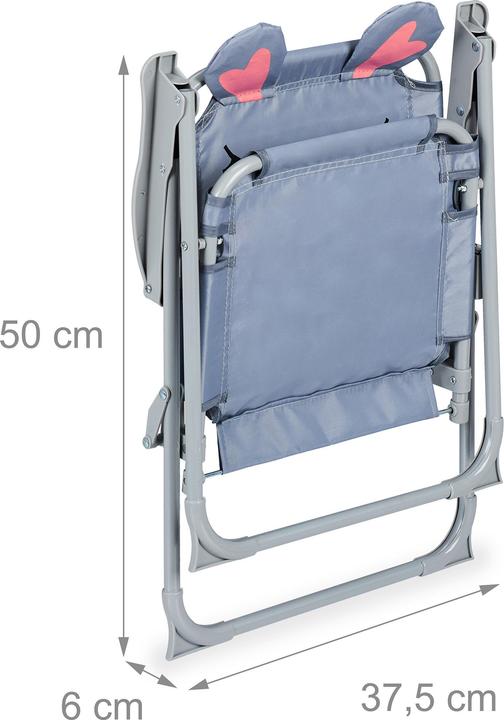 Actual product image Relaxdays Kinder Klappstuhl mit Motiv (High chair)