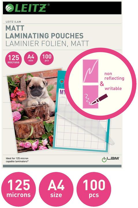 Produktbild Leitz iLAM (A4, 100 Stk., 125 µm)